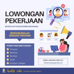 Logo Perusahaan Kafe IDR - Lowongan Kerja Casier – Waiters – Barista – Chef – Kitchen Helper